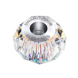Korálka SWAROVSKI BECHARMED - BRIOLETTE dúhová Crystal AB 14mm