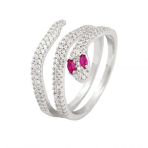 Strieborný prsteň | 400427